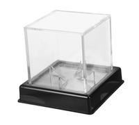 Alasum Présentoir à De Baseball Transparent Support en Plastique Étui De Protection Boîte De Rangement pour De Baseball Collectionneurs Fans De Sport Utilisation à La Maison Bureau
