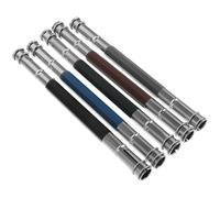 Alasum Prolongateur de Crayons en Acier Inoxydable Résistant à L'usure, Lot de 5 Pièces, Double Tête, pour Crayons de Couleurs et Croquis D'artistes