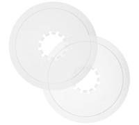 Alasum Protège-rayons de Vélo pour Volant Moteur 5-7 Vitesses, 2 Pièces Abs