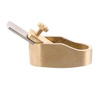 Alasum Rabot à Pouce pour Violon en Laiton Mini Rabot Manuel Lame 18 MM Outil de Lutherie Précis pour Travail du Bois Finition de Touche Portable et Ergonomique Fournitures pour