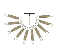 Alasum Ressorts de Trampoline à Double Crochet Acier Inoxydable Résistants pour Remplacement et Fitness Compatibles Multi-Marques Usage Familial et Sportif