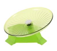 Alasum Roue d'exercice Silencieuse pour Hamster 24 CM Soucoupe Volante en Plastique Vert Matcha Adaptée pour Hamsters et Petits Rongeurs Roue Compacte et Stable pour Animaux de