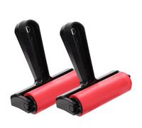 Alasum Rouleaux Diamantés en Plastique 2pcs pour Peinture Diamant, Outil D'impression Facile à Utiliser Rouleau en Caoutchouc pour Travaux Manuels