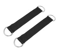 Alasum Sangles Suspendre Facile à Utiliser 2pcs en Polyester Noir pour Entraînement Résistance Compatibles Barres de Traction et Gym à Domicile
