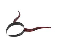 Alasum Serrage-tête Accessoires de Cheveux Gothiques Cornes de Diable Réutilisable en Plastique Confortable pour Halloween Adultes et Garçon et Filles pour Fête Costumée