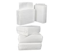 Alasum Serviettes D'essuie-mains en Papier Blanc Multi-usages Cuisine et Lieux Commerciaux, Pack de 5 Paquet 120 Feuilles Absorbantes et Réutilisables