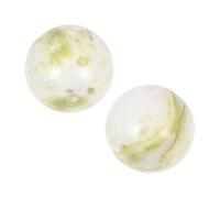 Alasum Set de Balles de Jade Lantian pour Exercice des Mains et Massage, Boules Polies pour Soulager la Pression et Améliorer la Mémoire, Présent pour Personnes Âgées