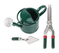 Alasum Set Mini Maison Outil de Jardin Miniature en Alliage Vert, Portable et Compact, pour Décoration Maison Miniature ou École, Accessoires de Jardinage Pratiques