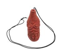 Alasum Sifflet en Argile Aztèque Fait Main Son Cri Humain Effrayant de 125db, D'effroi pour Scène et Rassemblements Cosplay, Effet Sonore Puissant