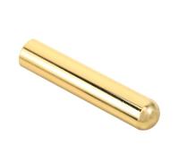 Alasum Slide de Guitare en Métal Doré à Trou, pour Fingerstyle