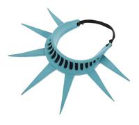Alasum Statue Liberté Accessoire Patriotique Serrage-tête Costume en Vinyle Solide et Couronne Gonflable pour Cosplay Fête Costumée