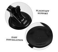 Alasum Support de Drapeau à Ventouse Alliage Aluminium pour Véhicules Installation Rapide et Résistance Aux Intempéries Adapté pour Voitures Camping Cars et Bateaux