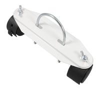 Alasum Support de roulettes pour Chauffage à Bain D'huile avec Freins, en Abs et Fer, Protection du Sol, Adapté pour Radiateurs Mobiles à Domicile Bureau