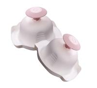 Alasum Support de Sécurité pour Trancheuse Légumes en Plastique et Acier 2pcs 5 Aiguilles en Acier, Protège-mains Noir Cuisine et Supermarché
