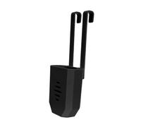 Alasum Support de tablette suspendu pour réservoir de toilettes, panier suspendu pour pastilles nettoyantes, ABS noir, format compact 7.8" x 2.8" x 1.7", pour salle de bain