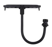 Alasum Support Échosondeur Kayak Noir, Réglable Fixation Rapide | Angle Ajustable, pour Accessoires Marins, Nylon et Silicone, Installation et Retrait Rapides, Usage Bateau
