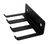 Alasum Support Mural pour Haltères avec Crochet Rack de Rangement Vertical pour Barre de Musculation Support Mural Robuste pour Squat Rack Rangement Compact pour Ceintures et Cordes à