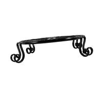Alasum Support Plante Métal Noir Petit Modèle Porte-Pots de Fleurs Forgé pour Jardin et Balcon Support Décoratif Ventilé Durable Adapté pour Bonsaï et Plantes