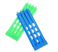 Alasum Support pour Bagues de Pigeon Porte-Bagues Suspendu Lot de 2 Pièces Bleu et Vert Cadre de Tri Multicolore pour Accessoires de Volière
