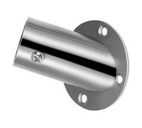 Alasum Support pour Tringle à Rideau Acier Inoxydable Robuste, Pied Porte-Serviettes Triangulaire Angles Réglables, pour Salle de Bain Gain de Place