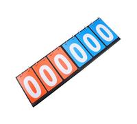 Alasum Tableau de Bord Portable Multifonction Pliable pour Compétitions Sportives Compteur de Score Flipper Chiffres Rouges Bleus Affichage Clair pour Basketball Volleyball Tennis