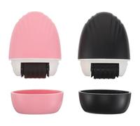 Alasum Tampon à Rouleau Musical 2 Pcs Rouleaux à Lignes pour Écriture Manuscrite et Notation Musicale Couleurs Rose et Noir Encre Assortie Outil Pédagogique pour École et Journal