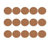 Alasum Tapis de Nidification en Fibre Végétale Marron pour Pigeons, 15 Pièces Réutilisables, des Œufs pour Élevage d'oiseaux