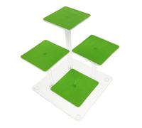 Alasum Terrasse d'escalade pour Reptiles à 4 Niveaux Plateforme Multi-Usage pour Geckos Lézards et Dragons Barbus Décoration Robuste pour Terrarium Rampe de Repos et Aire de Bain de