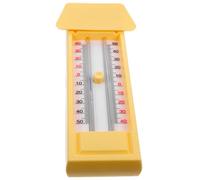 Alasum Thermomètre pour Serrage Analogique Double Affichage °C/°F en ABS Résistant Lecture des Températures Maxi et Mini pour Culture Jardin Intérieur et Extérieur