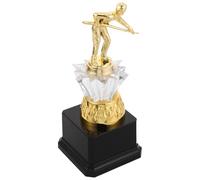 Alasum Trophée de Billard en Plastique Doré 20 Cm Coupe Trophée Sportif pour Récompense Tournoi de Billard pour Remise de Prix et Fêtes