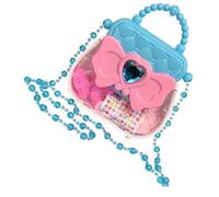 Alasum Trousse de Maquillage pour Fille, Coffret Simulé Accessoires Cosmétiques, Paquet à Main Portable, Jeu de Rôle pour Anniversaire et Activités Créatives, de Maison Kawaii Éducatif