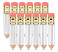 Alasum Tubes de Gloss de Crayon Rechargeables pour Fabrication de Soin des Lèvres et Maquillage Portable en Plastique Lot de 12 pour Femmes en Déplacement