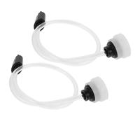 Alasum Tuyau Flexible sous Vide en Plastique Blanc 2pcs pour Scelleuse sous Vide, Connexion Facile et Prolongation Durée de Conservation des Aliments