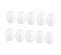 Alasum Œufs en Mousse à Peindre 7 Cm Lot de 20 Œufs Solides Blancs pour Bricolage de Pâques Décoration Artisanale Activités Manuelles Garçon et Filles DIY