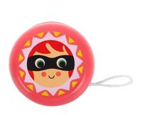 Alasum Yoyo en Bois pour Garçon et Filles Débutants, Éducatif avec Personnage Soldat Rose, 1 Pièce, Développement Motricité Fine, Adapté Maison École Plein Air, Yoyo Chinois Classique