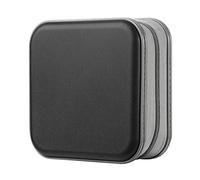alavisxf xx Range CD, Support de DVD en Plastique Dur de 48 capacités Boîtier de Rangement pour Organisateur de Disque Portable pour Voiture (48 Capacité, noir48)