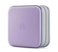 alavisxf xx Range CD, Support de DVD en Plastique Dur de 48 capacités Boîtier de Rangement pour Organisateur de Disque Portable pour Voiture (Lavande48, 48 Capacité)