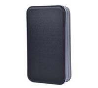 alavisxf xx Range CD, Support de DVD en Plastique Dur de 96 capacités Boîtier de Rangement pour Organisateur de Disque Portable pour Voiture (96 Capacité, noir)