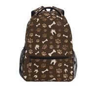 ALAZA Sac à dos pour enfants, cartable, couleur olive, camouflage, grande capacité, sac à dos pour étudiants, sac à dos pour garçons et filles, Paw R0333, M, Paw R0333