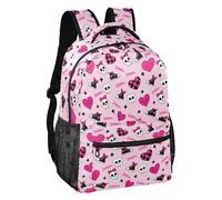 ALAZA Sac à dos pour enfants, cartable, crânes, squelettes, surf, grande capacité, sac à dos pour étudiants, sac à dos pour garçons et filles, Skull I23267, M, Skull I23267