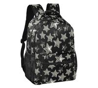 ALAZA Sac à dos pour enfants, cartable, crânes, squelettes, surf, grande capacité, sac à dos pour étudiants, sac à dos pour garçons et filles, Star I23271, M, Star I23271