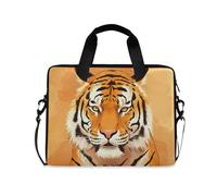 ALAZA Sac pour ordinateur portable de 40,6 à 15,6 cm, motif dinosaure de baseball, sac à bandoulière pour femme, homme, étudiant, travail, sac fourre-tout de voyage, Tiger I27238, Taille unique