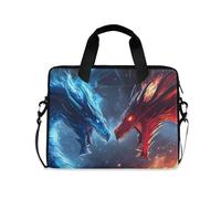 ALAZA Sac pour ordinateur portable de 40,6 à 15,6 pouces - Motif dinosaure Lightning Volcan - Pour femme et homme - Étudiant - Travail - Sac fourre-tout à bandoulière, Dragon A21779, Taille unique