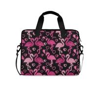 ALAZA Sac pour ordinateur portable de 40,6 à 15,6 pouces - Motif palmiers colorés - Sac pour ordinateur portable de 40,6 à 15,6" - Sac fourre-tout pour homme et femme, Flamingo I27702, Taille unique
