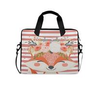 ALAZA Sac pour ordinateur portable de 40,6 à 15,6 pouces, sac à bandoulière pour ordinateur portable de 40,6 à 15,6", sac fourre-tout pour homme et femme, étudiant, travail, sac fourre-tout, Fox