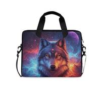 ALAZA Sac pour ordinateur portable de 40,6 à 15,6 pouces, tour Eiffel, sac pour ordinateur portable, sac à bandoulière pour femme, homme, étudiant, travail, voyage, sac fourre-tout, Wolf I27369