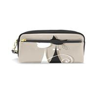 ALAZA Trousse à crayons avec motif chat noir - Grande capacité - Étanche - Fermeture éclair - Plusieurs compartiments - Pour étudiants, femmes, filles, Cat R756, Taille unique, Cat R756