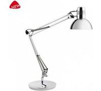 Alba archi ch lampe de bureau architecte chromé livrée avec base + pince etau Gris G