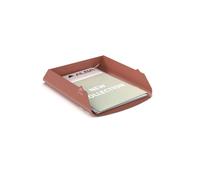 Alba - Corbeille à courrier en métal (Terracotta)