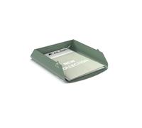 Alba - Corbeille à courrier en métal (Vert)